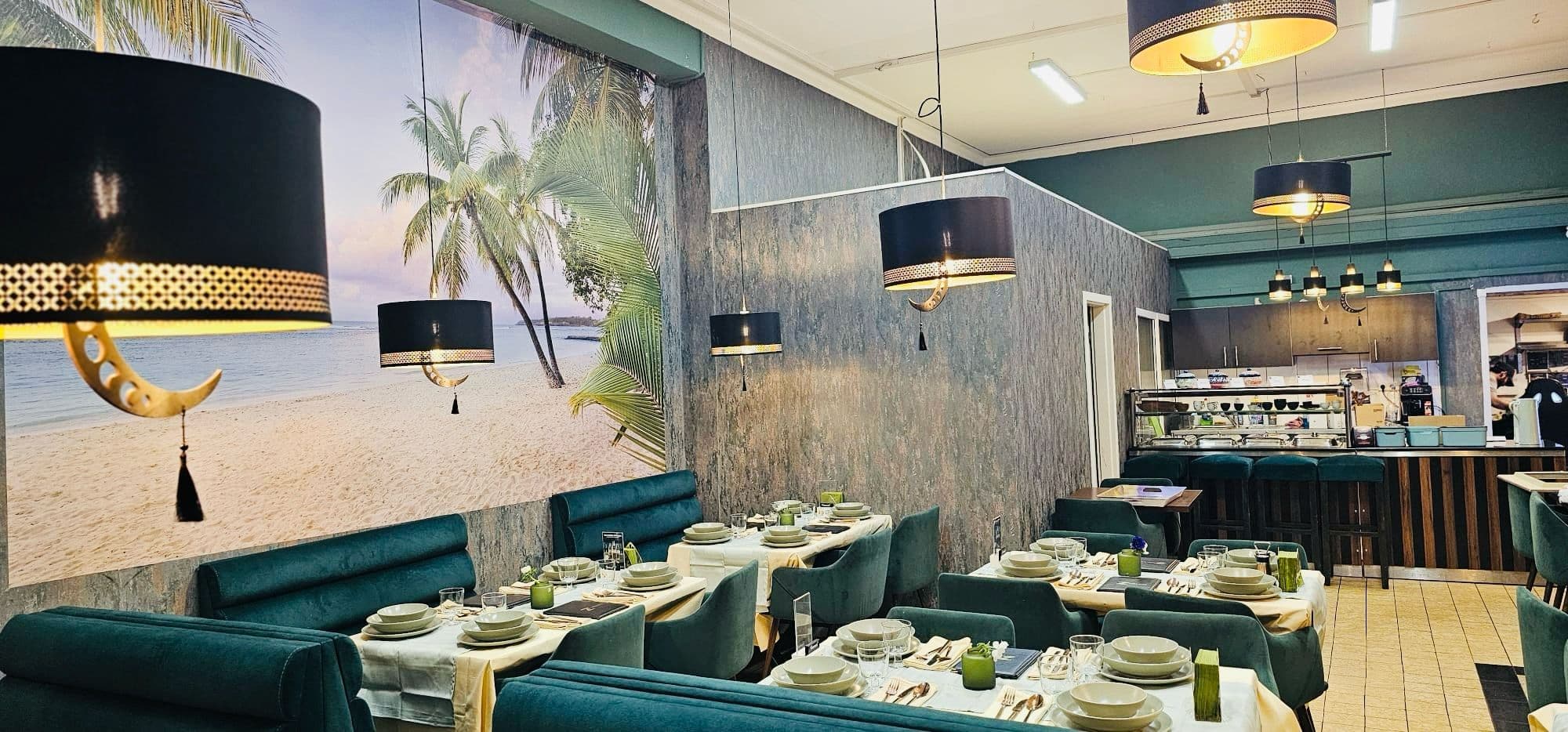 View towards the open kitchen